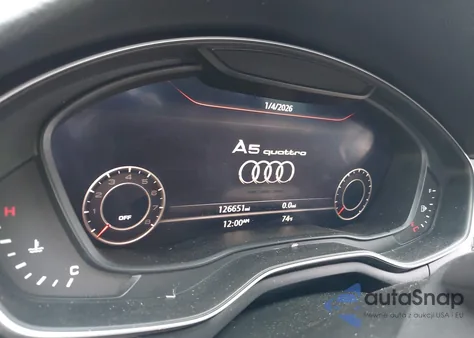 2019 Audi A5 45 Premium z USA, uszkodzony, nr VIN WAUENCF58KA044852